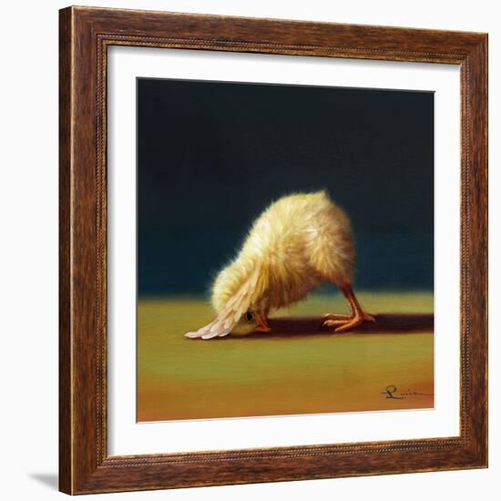 Yoga Chick Downward Dog-Lucia Heffernan-Framed Premium Giclee Print