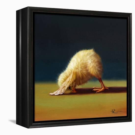 Yoga Chick Downward Dog-Lucia Heffernan-Framed Stretched Canvas