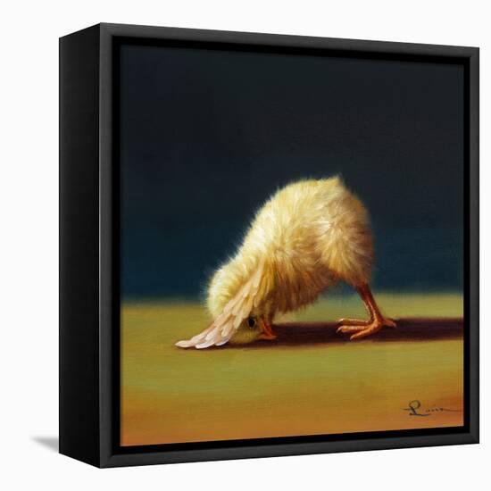 Yoga Chick Downward Dog-Lucia Heffernan-Framed Stretched Canvas