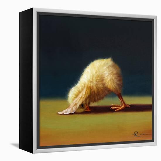 Yoga Chick Downward Dog-Lucia Heffernan-Framed Stretched Canvas