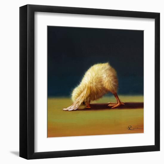 Yoga Chick Downward Dog-Lucia Heffernan-Framed Art Print