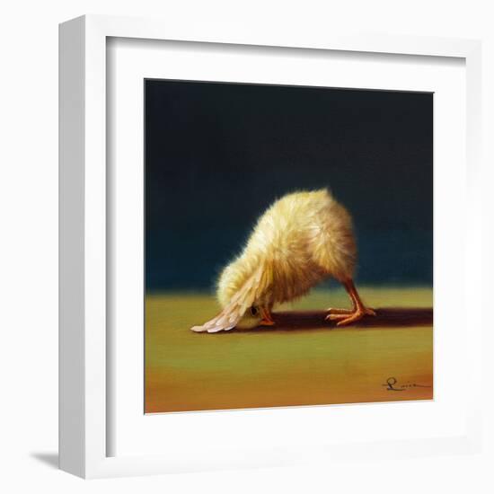 Yoga Chick Downward Dog-Lucia Heffernan-Framed Art Print