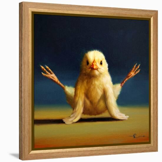 Yoga Chick Firefly-Lucia Heffernan-Framed Stretched Canvas