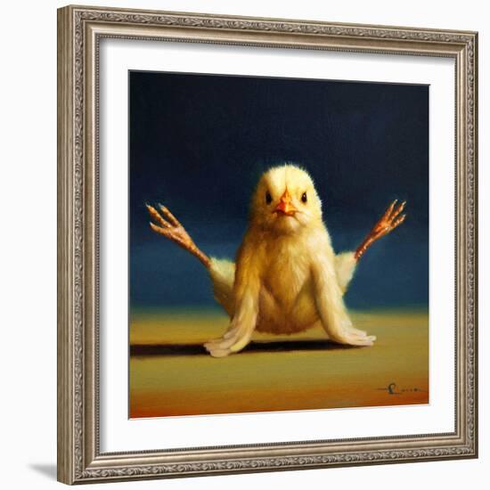 Yoga Chick Firefly-Lucia Heffernan-Framed Art Print