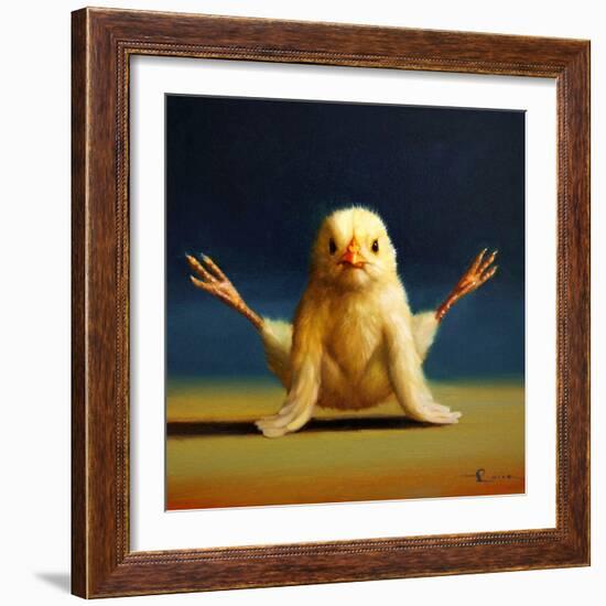 Yoga Chick Firefly-Lucia Heffernan-Framed Art Print