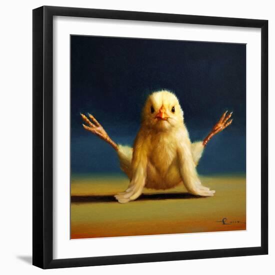 Yoga Chick Firefly-Lucia Heffernan-Framed Art Print