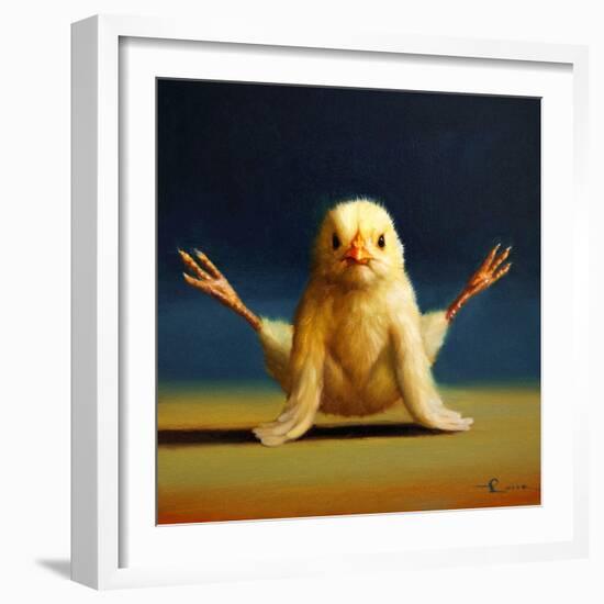 Yoga Chick Firefly-Lucia Heffernan-Framed Art Print