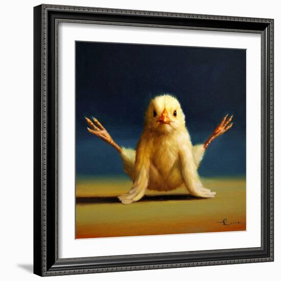 Yoga Chick Firefly-Lucia Heffernan-Framed Art Print