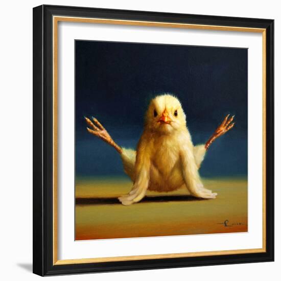 Yoga Chick Firefly-Lucia Heffernan-Framed Art Print