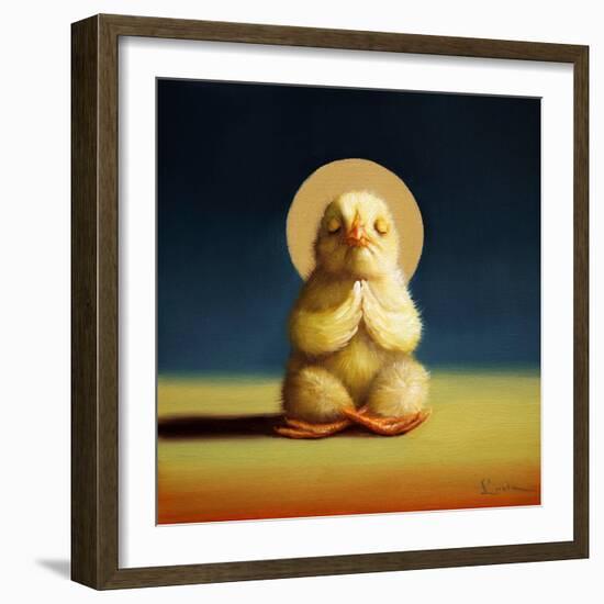 Yoga Chick Lotus-Lucia Heffernan-Framed Art Print