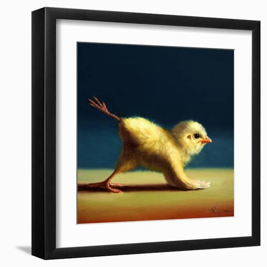 Yoga Chick Mule Kick-Lucia Heffernan-Framed Art Print