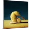 Yoga Chick Plow Pose-Lucia Heffernan-Mounted Art Print