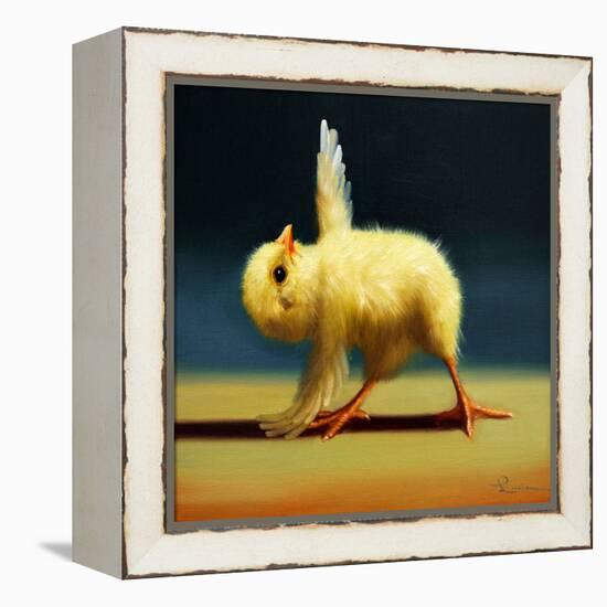 Yoga Chick Pyramid Pose-Lucia Heffernan-Framed Stretched Canvas