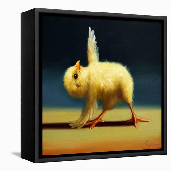 Yoga Chick Pyramid Pose-Lucia Heffernan-Framed Stretched Canvas