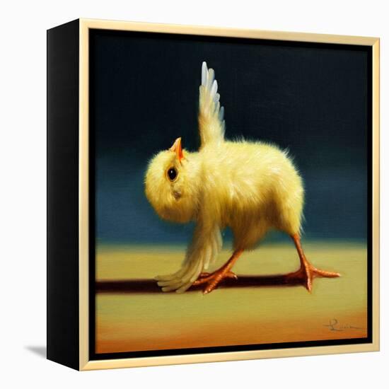 Yoga Chick Pyramid Pose-Lucia Heffernan-Framed Stretched Canvas