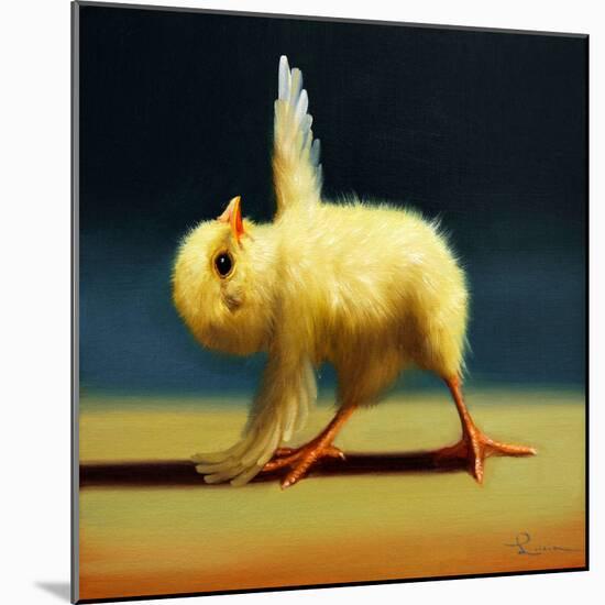 Yoga Chick Pyramid Pose-Lucia Heffernan-Mounted Art Print