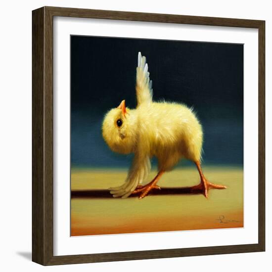 Yoga Chick Pyramid Pose-Lucia Heffernan-Framed Premium Giclee Print