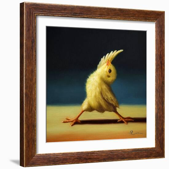 Yoga Chick Reverse Warrior-Lucia Heffernan-Framed Art Print