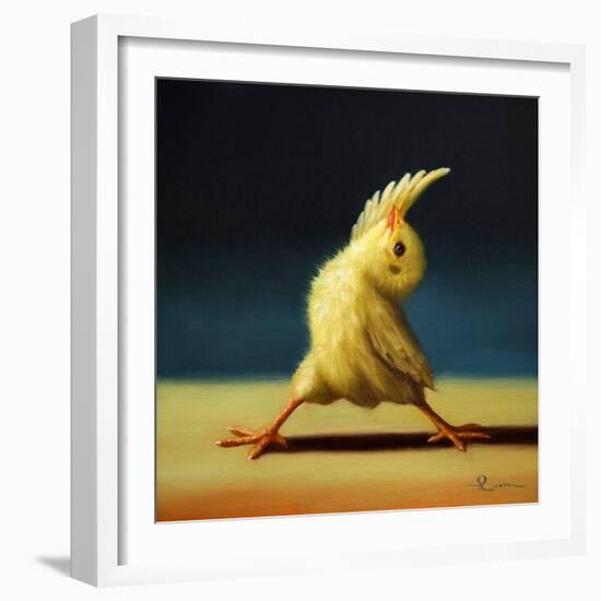 Yoga Chick Reverse Warrior-Lucia Heffernan-Framed Art Print