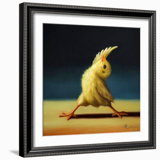 Yoga Chick Reverse Warrior-Lucia Heffernan-Framed Art Print