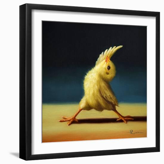 Yoga Chick Reverse Warrior-Lucia Heffernan-Framed Premium Giclee Print