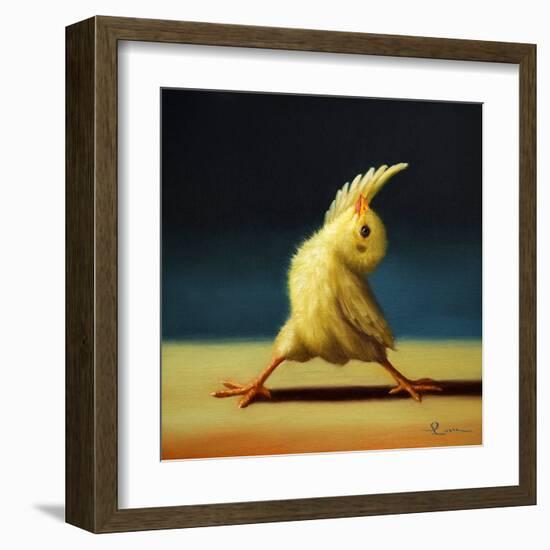 Yoga Chick Reverse Warrior-Lucia Heffernan-Framed Art Print