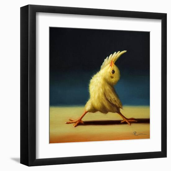 Yoga Chick Reverse Warrior-Lucia Heffernan-Framed Art Print