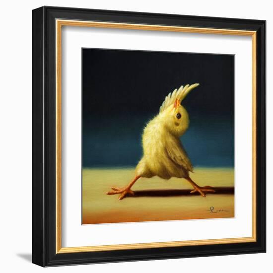 Yoga Chick Reverse Warrior-Lucia Heffernan-Framed Art Print