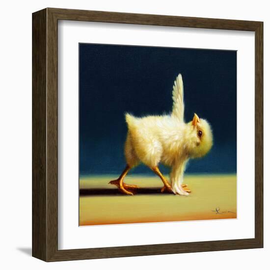 Yoga Chick Revolved Triangle-Lucia Heffernan-Framed Art Print