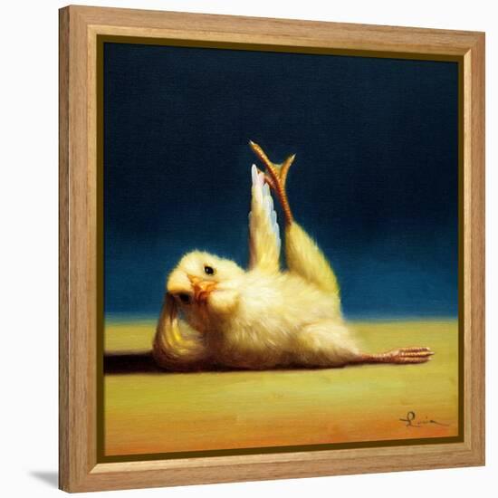 Yoga Chick Side Leg Lift-Lucia Heffernan-Framed Stretched Canvas