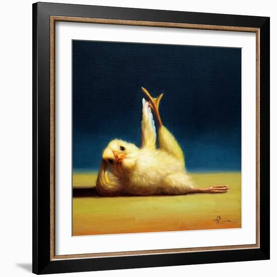 Yoga Chick Side Leg Lift-Lucia Heffernan-Framed Premium Giclee Print