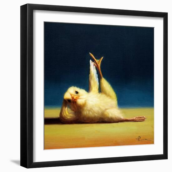 Yoga Chick Side Leg Lift-Lucia Heffernan-Framed Art Print