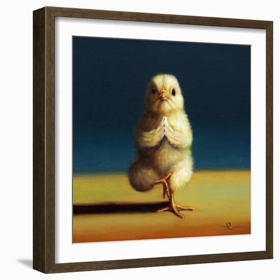 Yoga Chick Tree Pose-Lucia Heffernan-Framed Premium Giclee Print