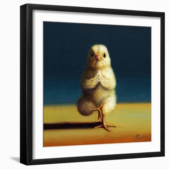 Yoga Chick Tree Pose-Lucia Heffernan-Framed Premium Giclee Print