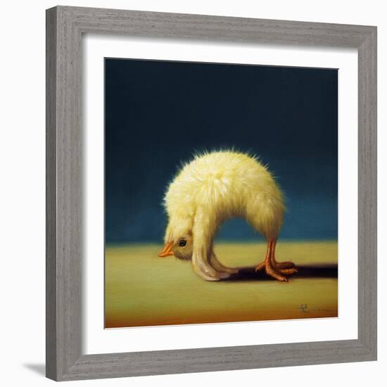 Yoga Chick Upward Bow-Lucia Heffernan-Framed Art Print