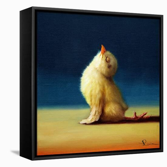 Yoga Chick Upward Dog-Lucia Heffernan-Framed Stretched Canvas