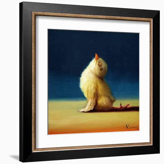 Yoga Chick Upward Dog-Lucia Heffernan-Framed Art Print