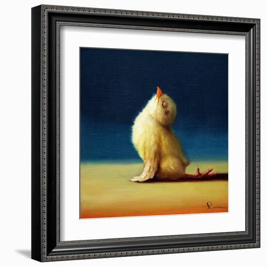 Yoga Chick Upward Dog-Lucia Heffernan-Framed Art Print