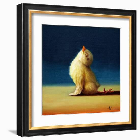 Yoga Chick Upward Dog-Lucia Heffernan-Framed Art Print