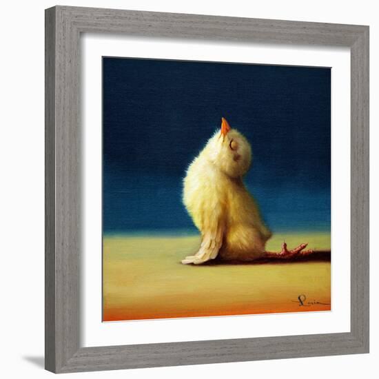 Yoga Chick Upward Dog-Lucia Heffernan-Framed Art Print