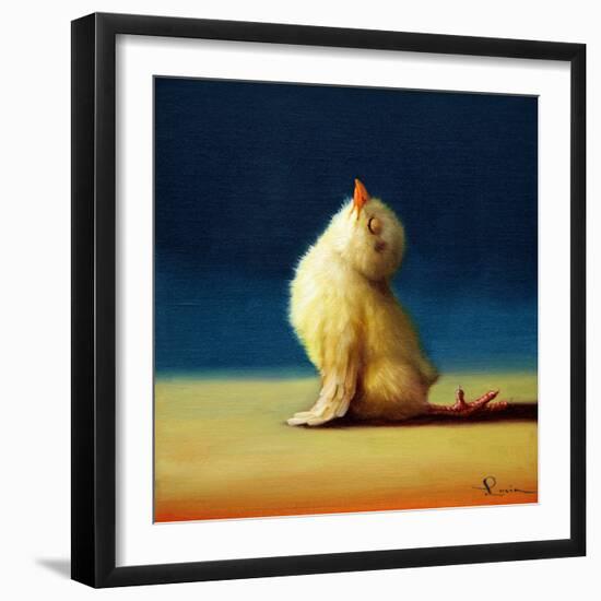 Yoga Chick Upward Dog-Lucia Heffernan-Framed Art Print