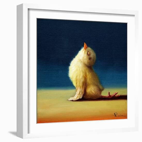 Yoga Chick Upward Dog-Lucia Heffernan-Framed Art Print