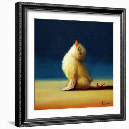 Yoga Chick Upward Dog-Lucia Heffernan-Framed Art Print