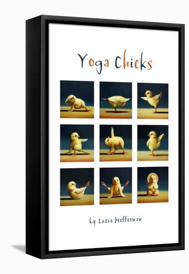 Yoga Chicks Collage-Lucia Heffernan-Framed Stretched Canvas