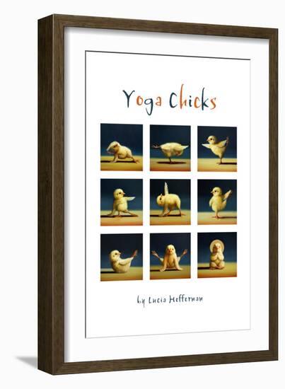 Yoga Chicks Collage-Lucia Heffernan-Framed Art Print