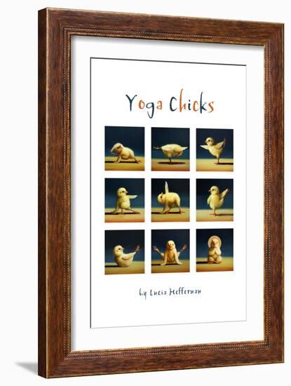 Yoga Chicks Collage-Lucia Heffernan-Framed Art Print