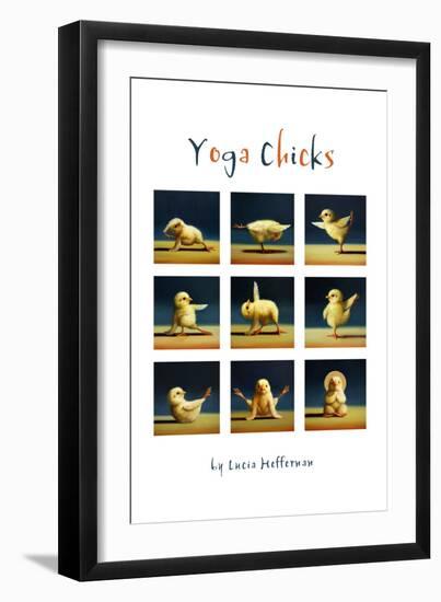 Yoga Chicks Collage-Lucia Heffernan-Framed Art Print