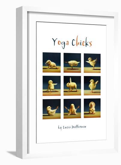 Yoga Chicks Collage-Lucia Heffernan-Framed Art Print