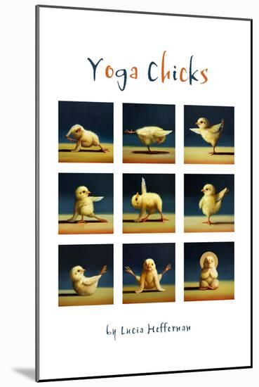 Yoga Chicks Collage-Lucia Heffernan-Mounted Art Print