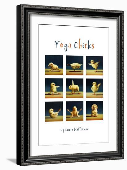 Yoga Chicks Collage-Lucia Heffernan-Framed Art Print
